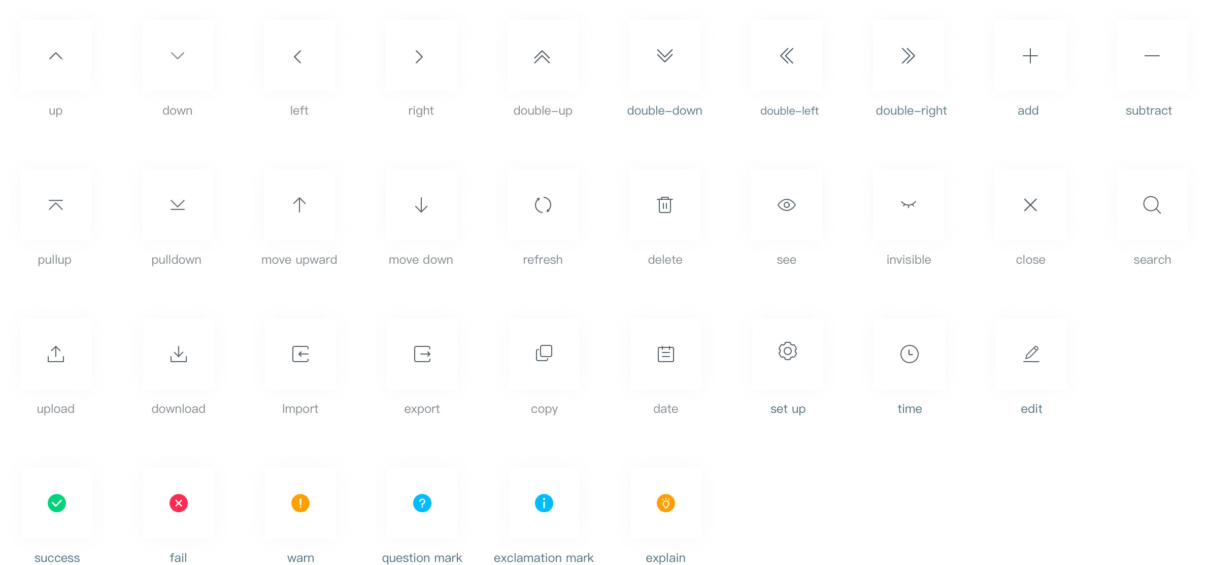 Uni-Ubi Design 系统图标集合