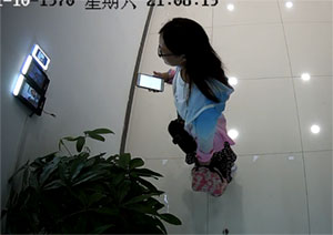 人脸识别站立距离观察
